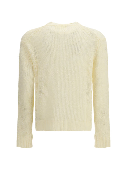 Jil Sander Openwork Sweater - Eggshell