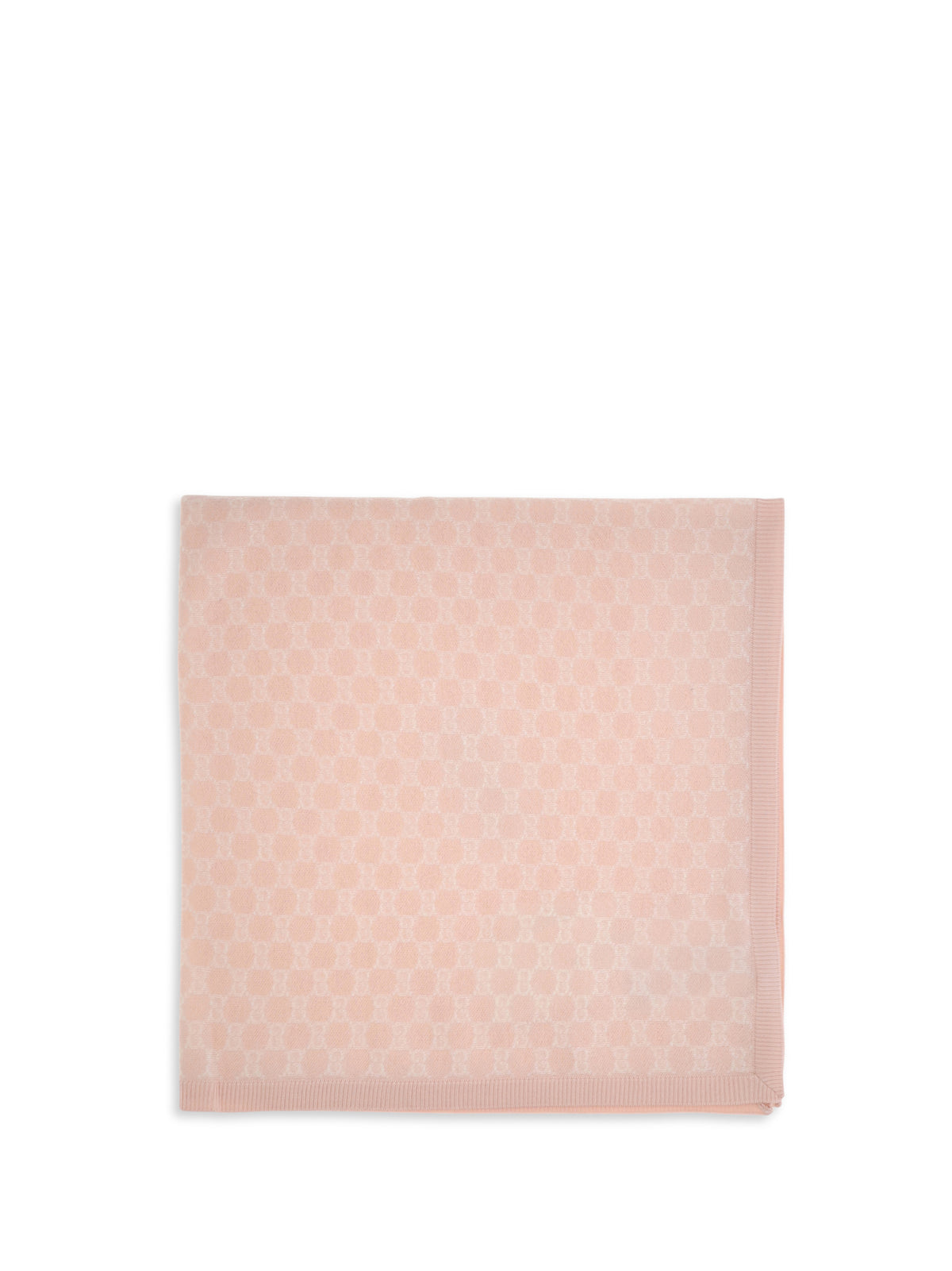 Gucci Wool Scarf for Girl - Pink/Ivory