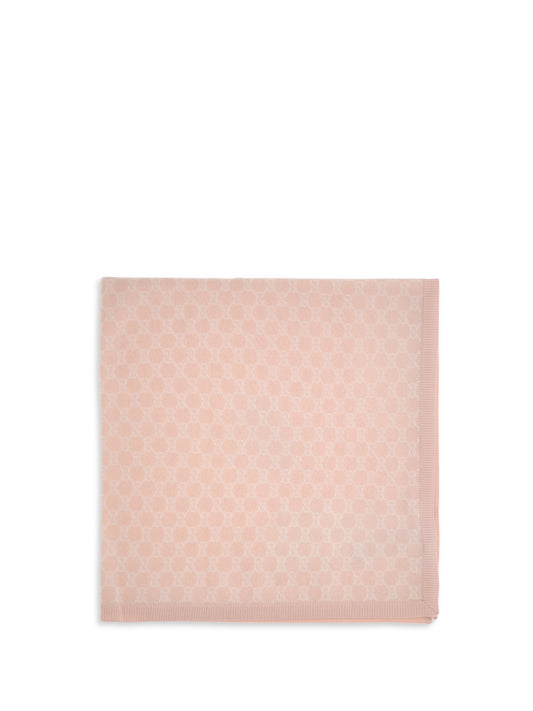 Gucci Wool Scarf for Girl - Pink/Ivory