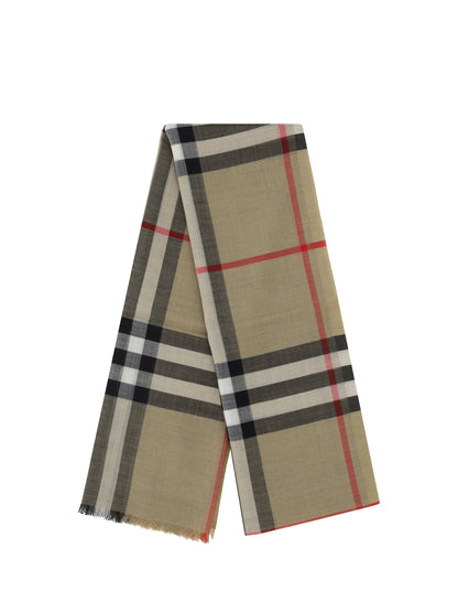 BURBERRY Silk and wool blend Scarf