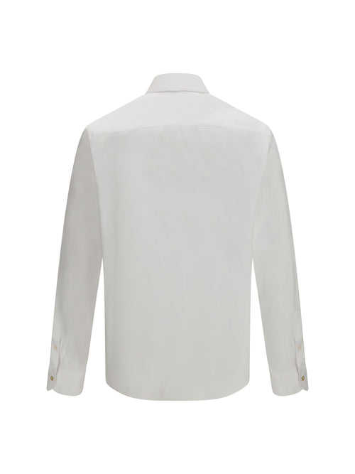 Valentino Light cotton oxford Shirt with VGold - White