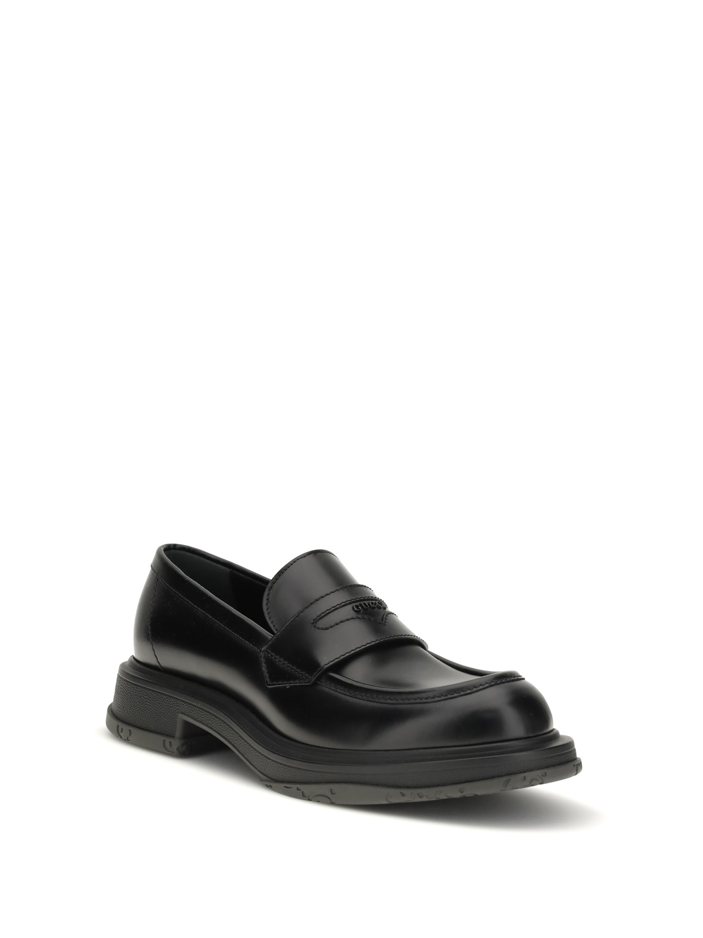 GUCCI Logo Loafers