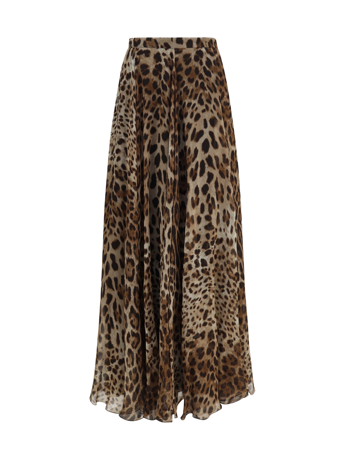 Dolce & Gabbana Leopard-print chiffon Skirt - Leo New