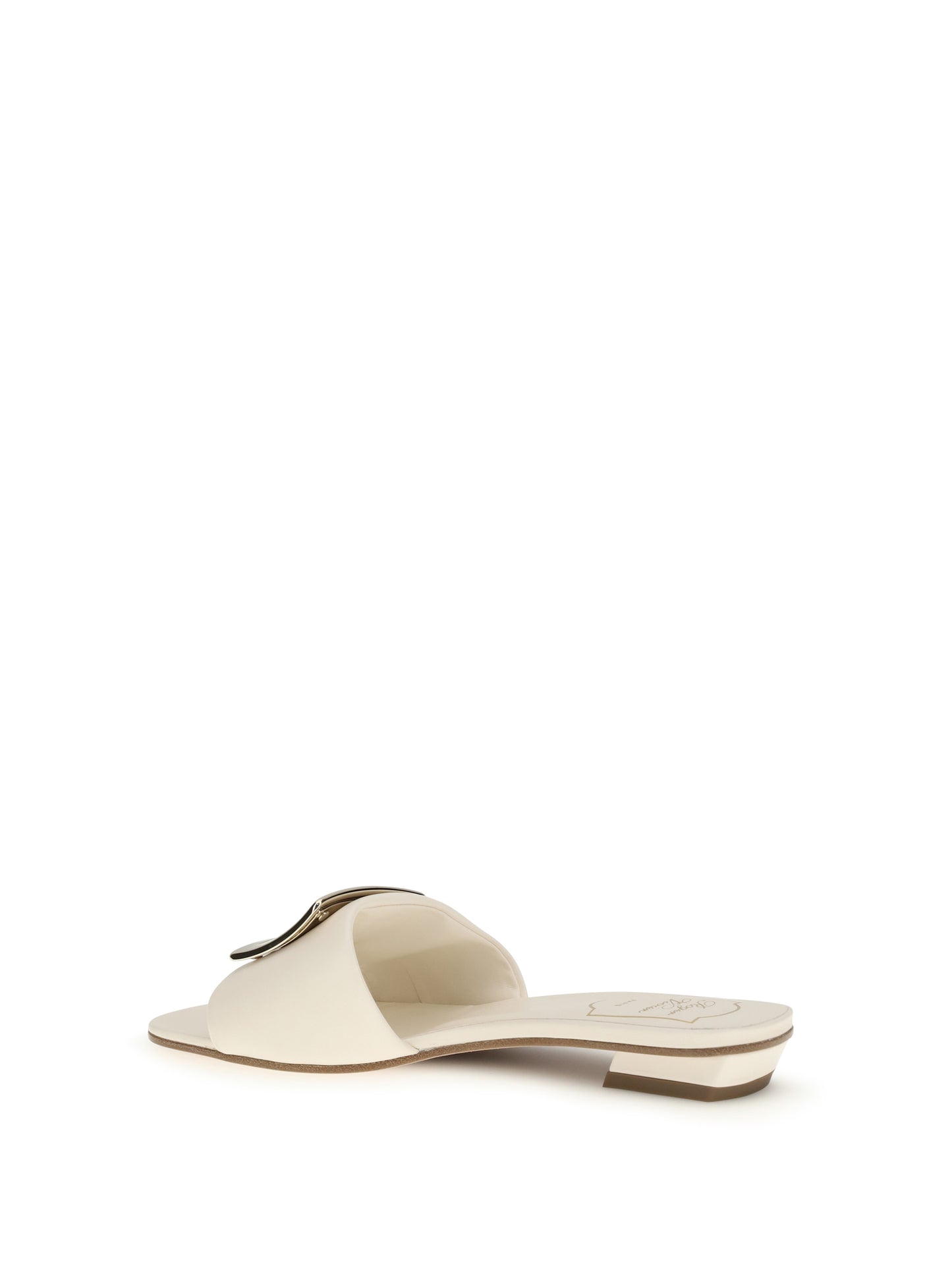 ROGER VIVIER Leather slide Sandals