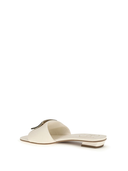 ROGER VIVIER Leather slide Sandals