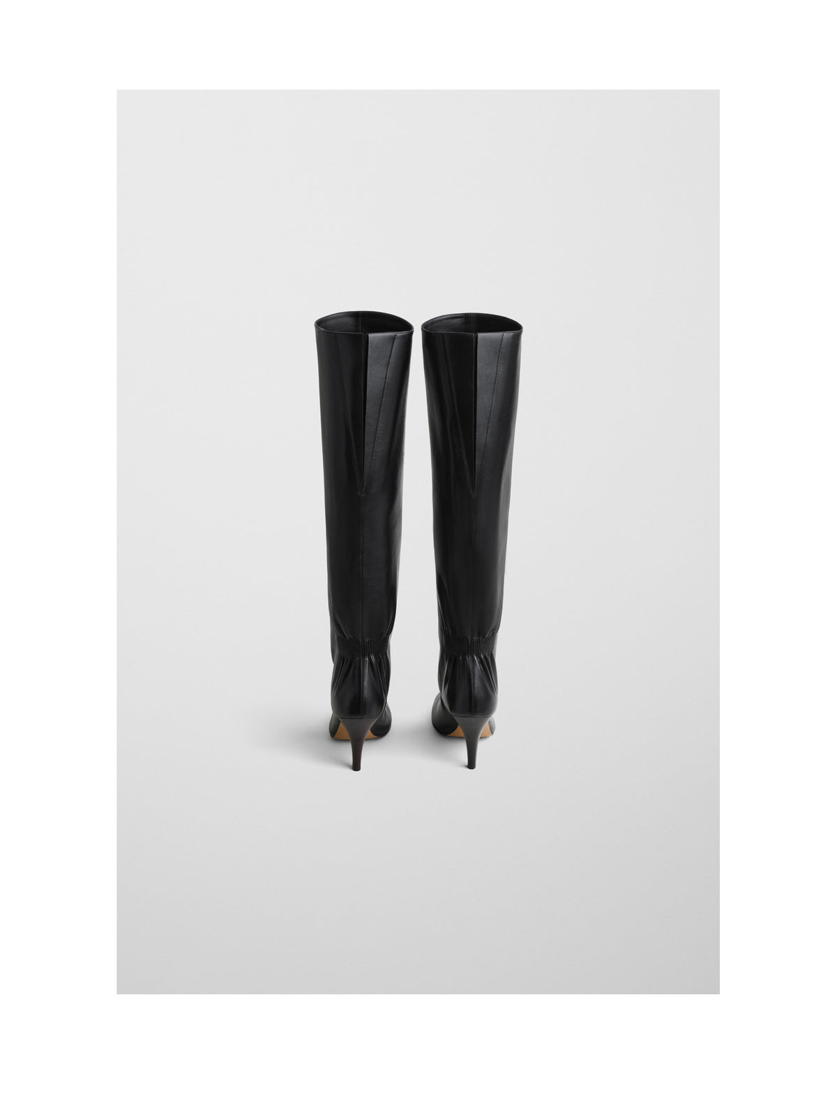 Phoebe Philo Leather Knee-High Boots - Black