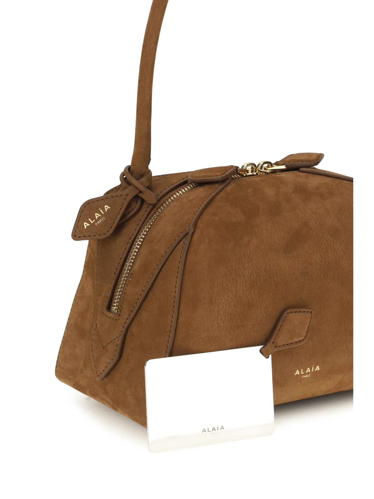 AlaïA Le Bouledogue Shoulder Bag small - Terre D'Ombre 2