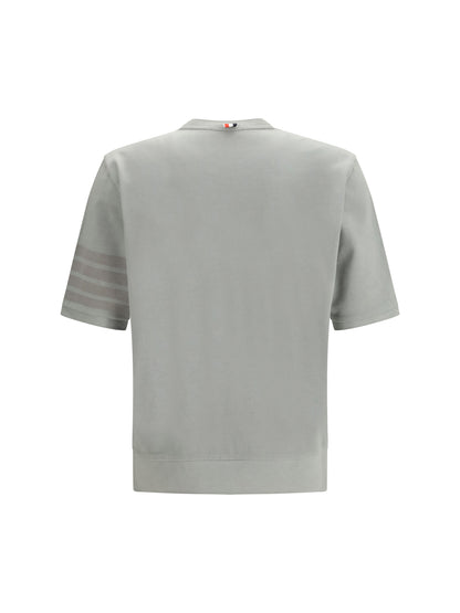 THOM BROWNE 4-Bar cotton jersey T-shirt