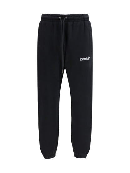 OFF-WHITE Heraldic Treshold Arrows cuffed Sweatpants