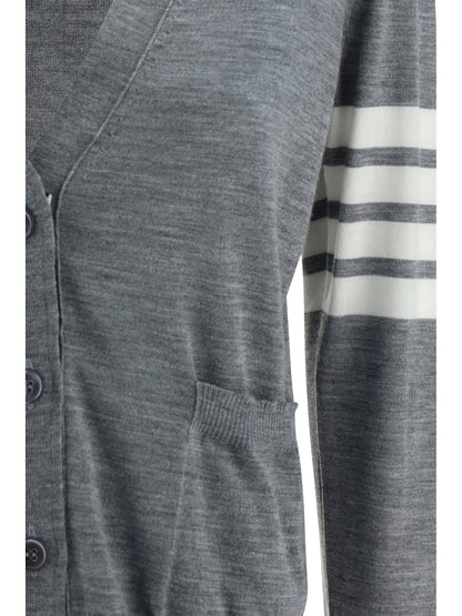 THOM BROWNE Merino Wool Cardigan