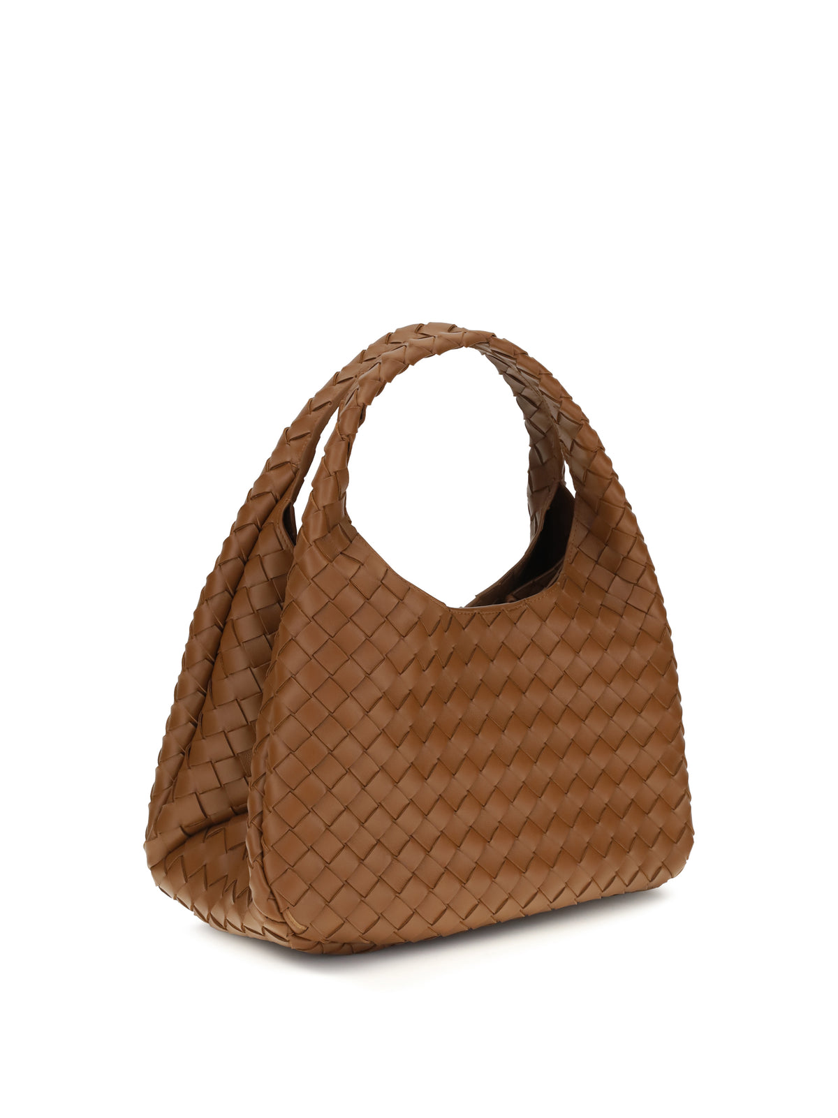 Bottega Veneta Campana Shoulder Bag - Tannin-Muse Brass