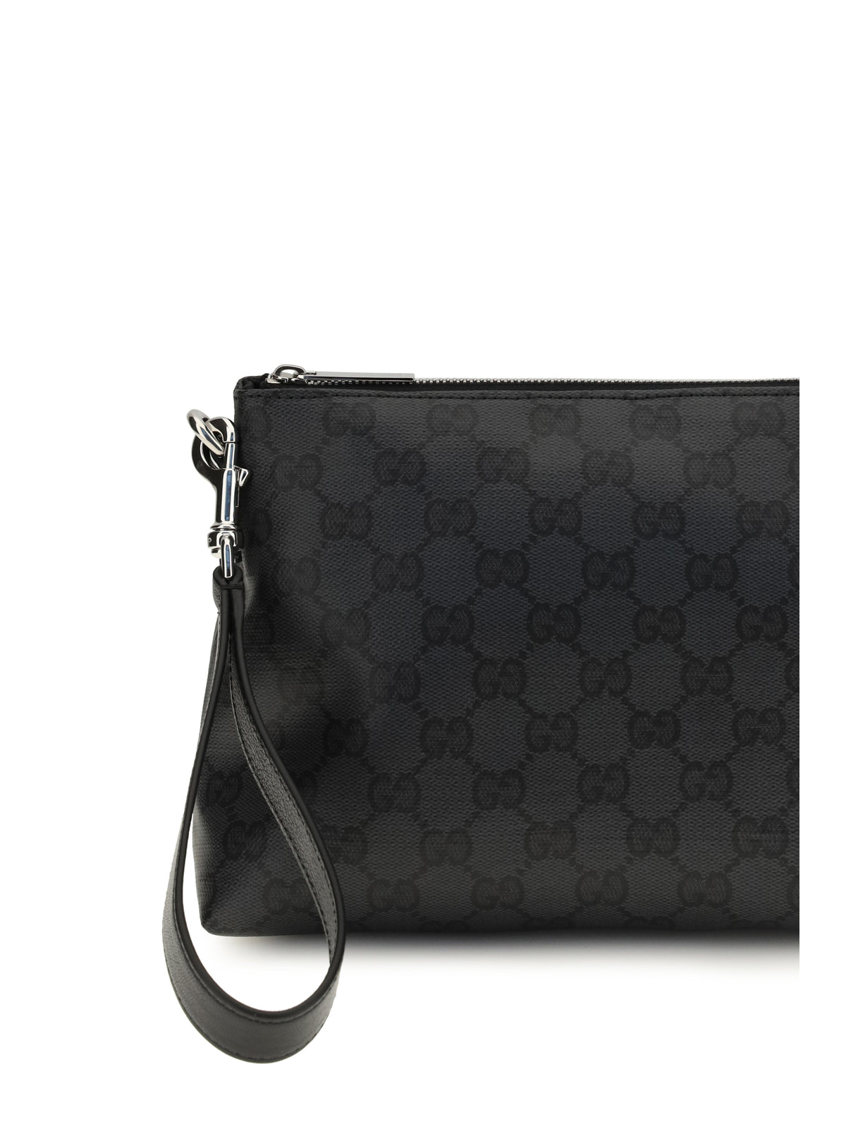 Gucci Small Essence Classic Pouch - Black/Black