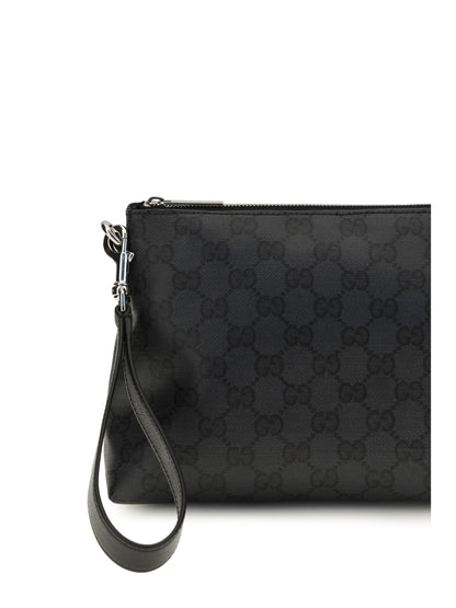Gucci Small Essence Classic Pouch - Black/Black