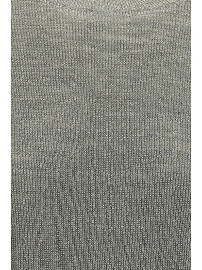 BRUNELLO CUCINELLI Linen blend Sweater with lurex effect