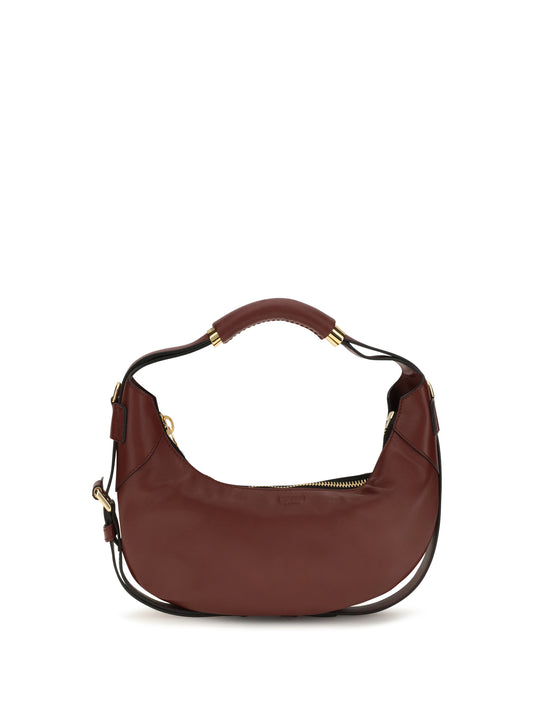 Moschino Leather Handbag - Vino