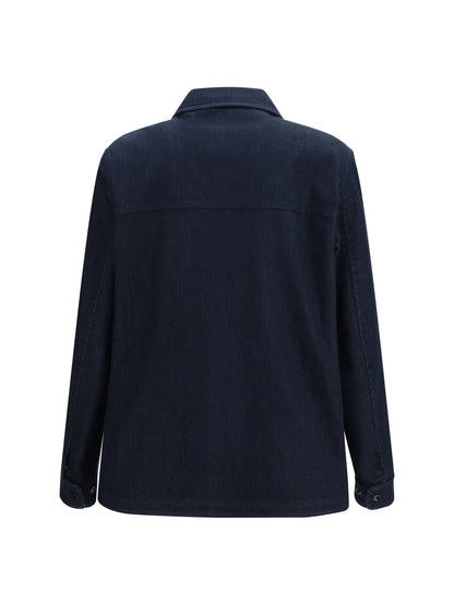 Moncler Haderu denim Shirt Jacket - Dark Blue