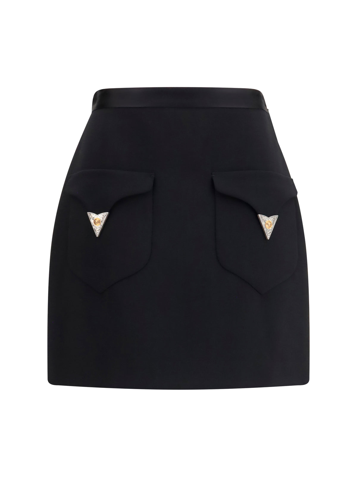 Versace Wool mini Skirt - Black