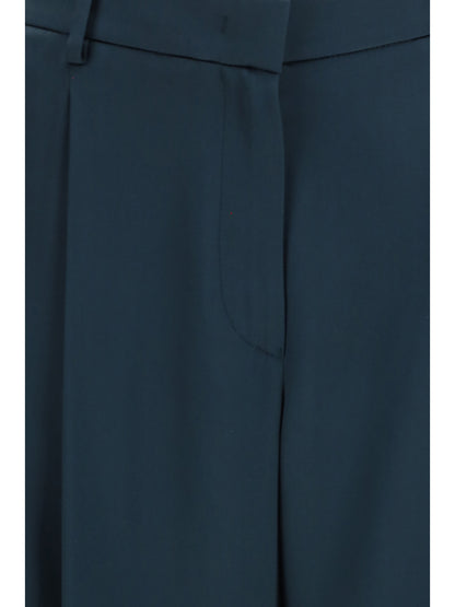 GIORGIO ARMANI Pleated silk Pants