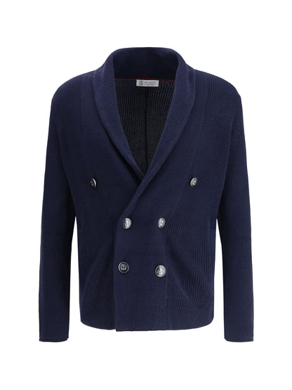 BRUNELLO CUCINELLI Cardigan with a shawl collar