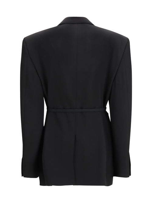 Balenciaga Barathea wool tailored Jacket - Black