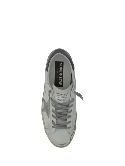 Golden Goose Superstar goat leather Sneakers - White/Ice/Dark Gray