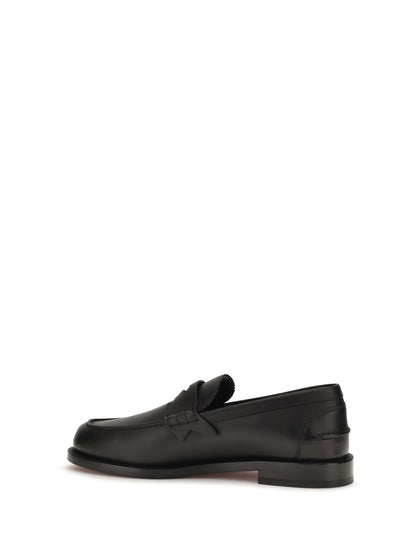 Christian Louboutin Plato leather Loafers - Black