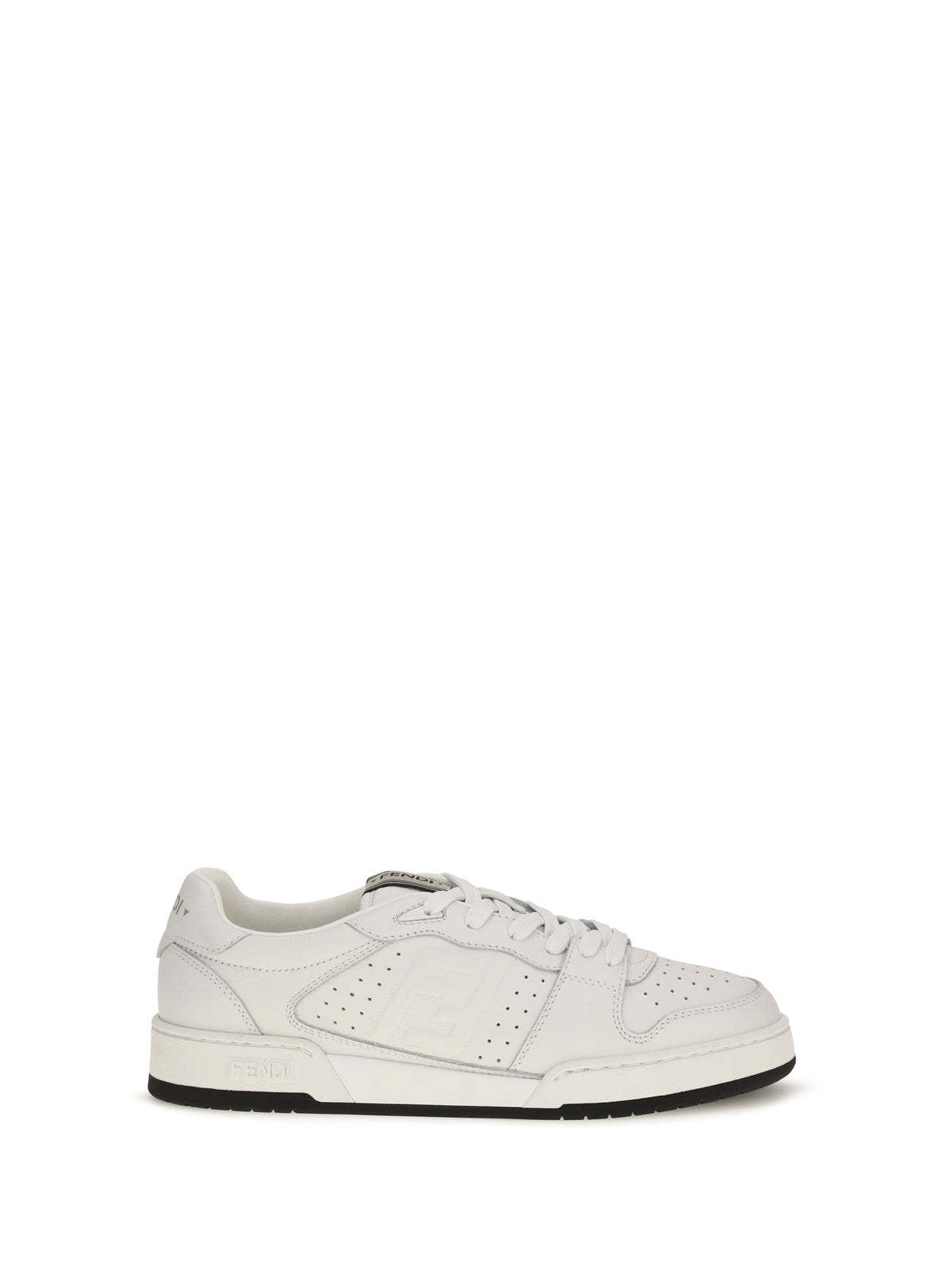Fendi Match leather Sneakers - Uwhit+White Marr.Chi
