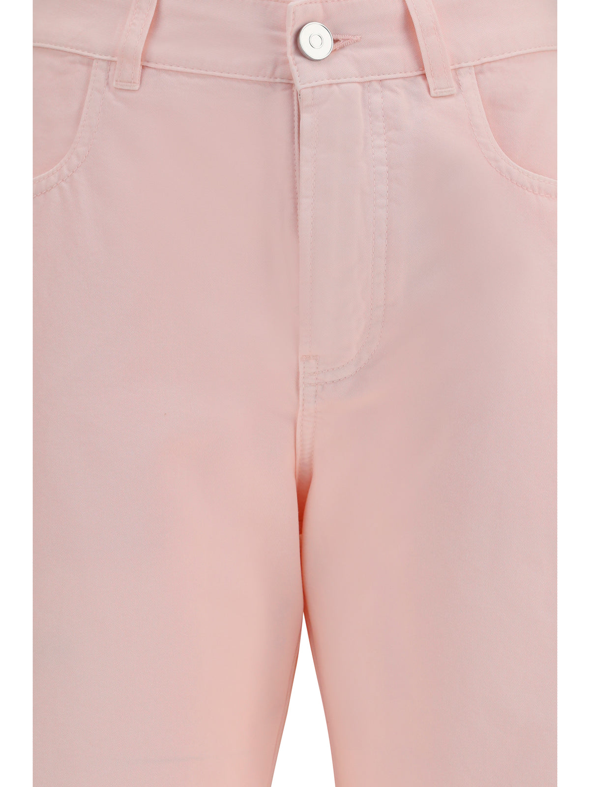 AlaïA Barrel Jeans - Rose Pale