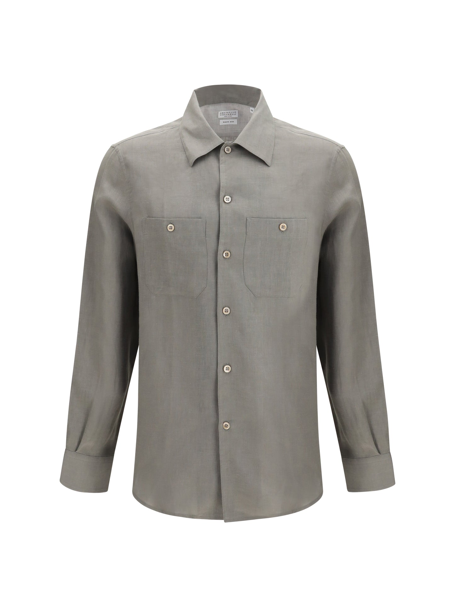 BRUNELLO CUCINELLI Easy-fit linen Shirt with chest pockets