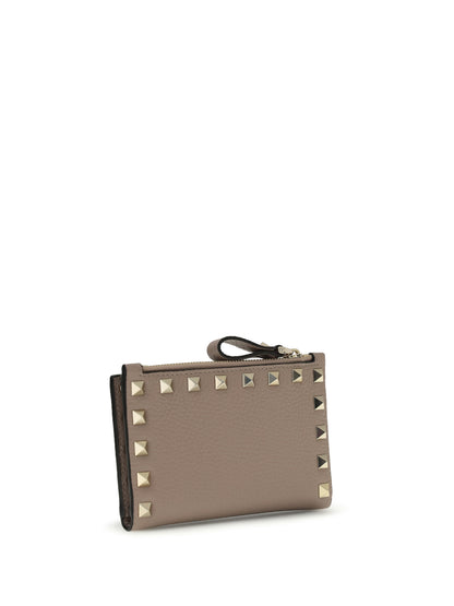 VALENTINO GARAVANI Rockstud zip Card Holder