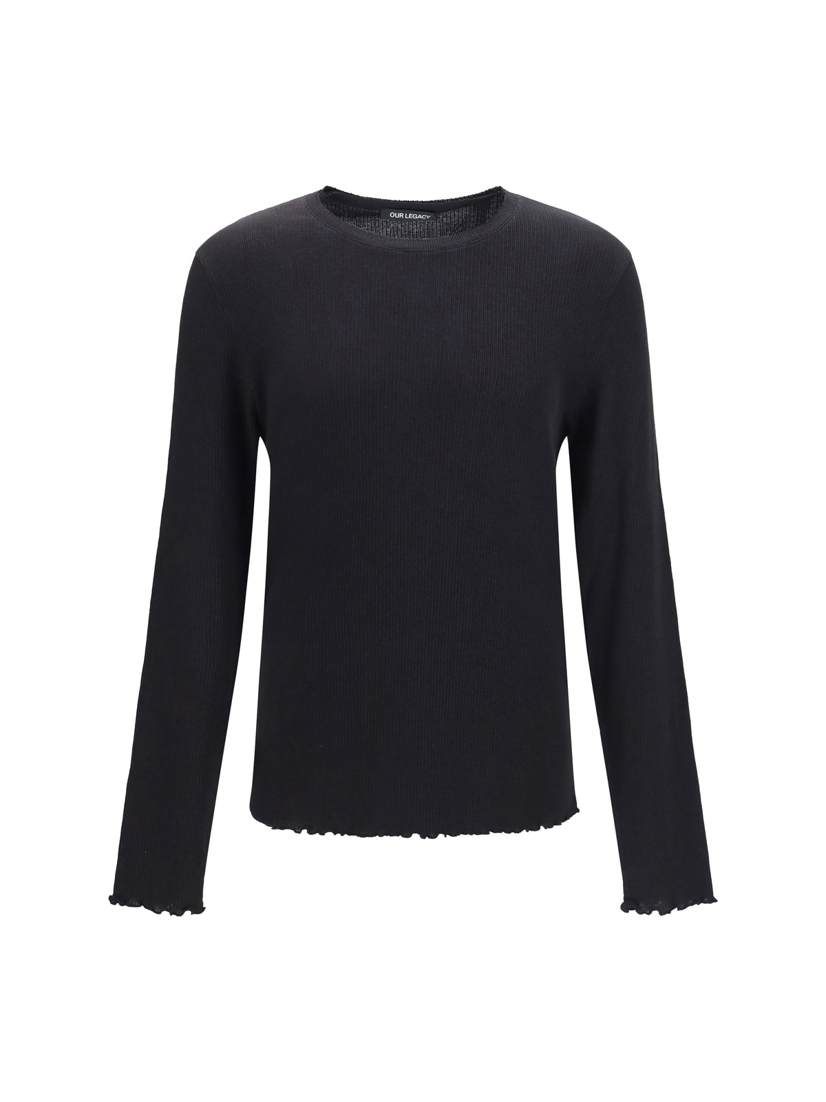 Our Legacy Ribbed cotton-blend - Charred Shade