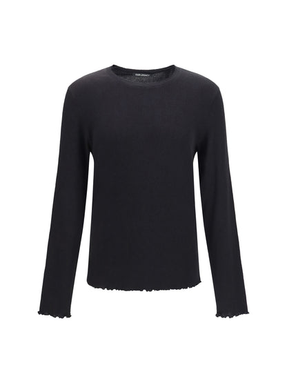 Our Legacy Ribbed cotton-blend - Charred Shade
