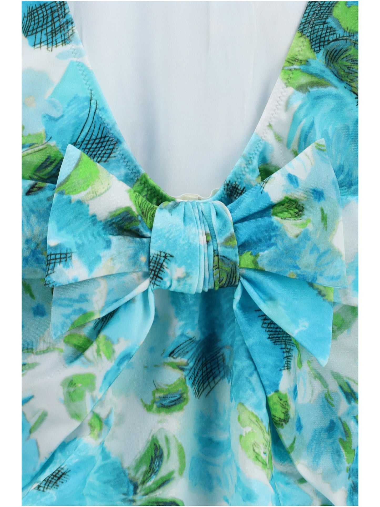 CHLOÉ Aquatic flowers print One-piece Swimsuit