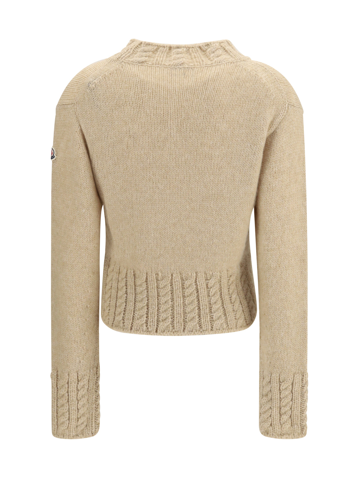 Moncler Alpaca-blend turtleneck Sweater - Light Beige