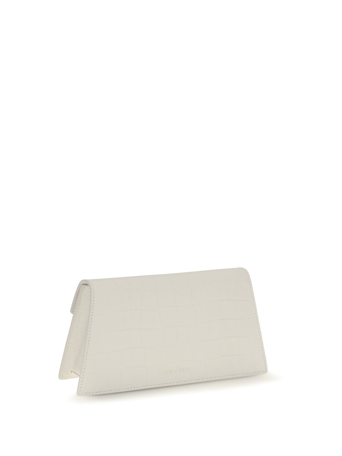 Alexander McQueen Mini Skull Clutch - White