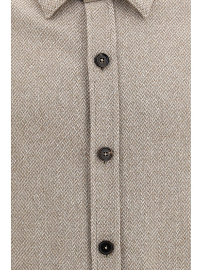 Zegna Cashmere and silk-blend Shirt - 054