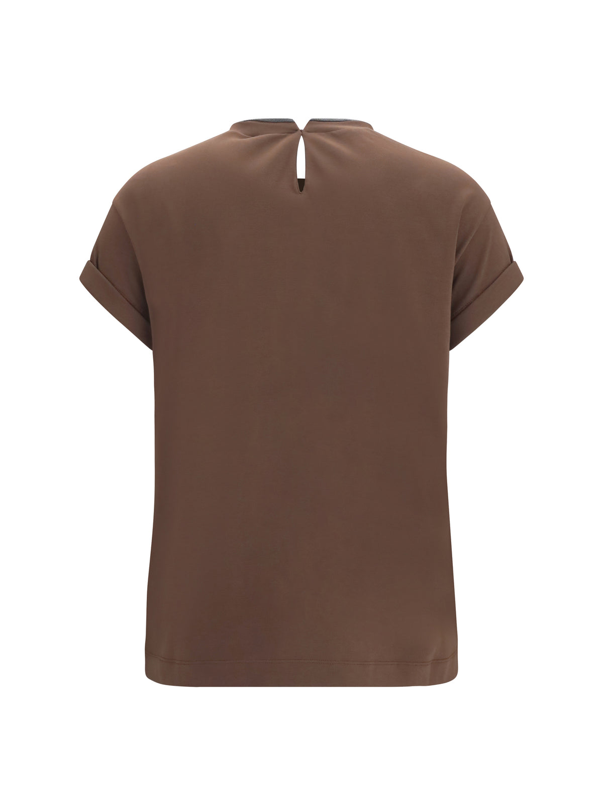 Brunello Cucinelli Cotton T-shirt - Fondente