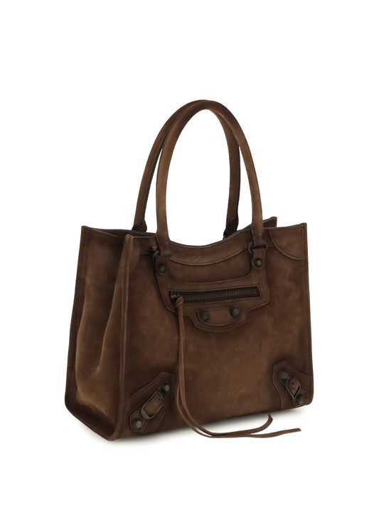 Balenciaga Le City Mini Tote Handbag - Light Espresso