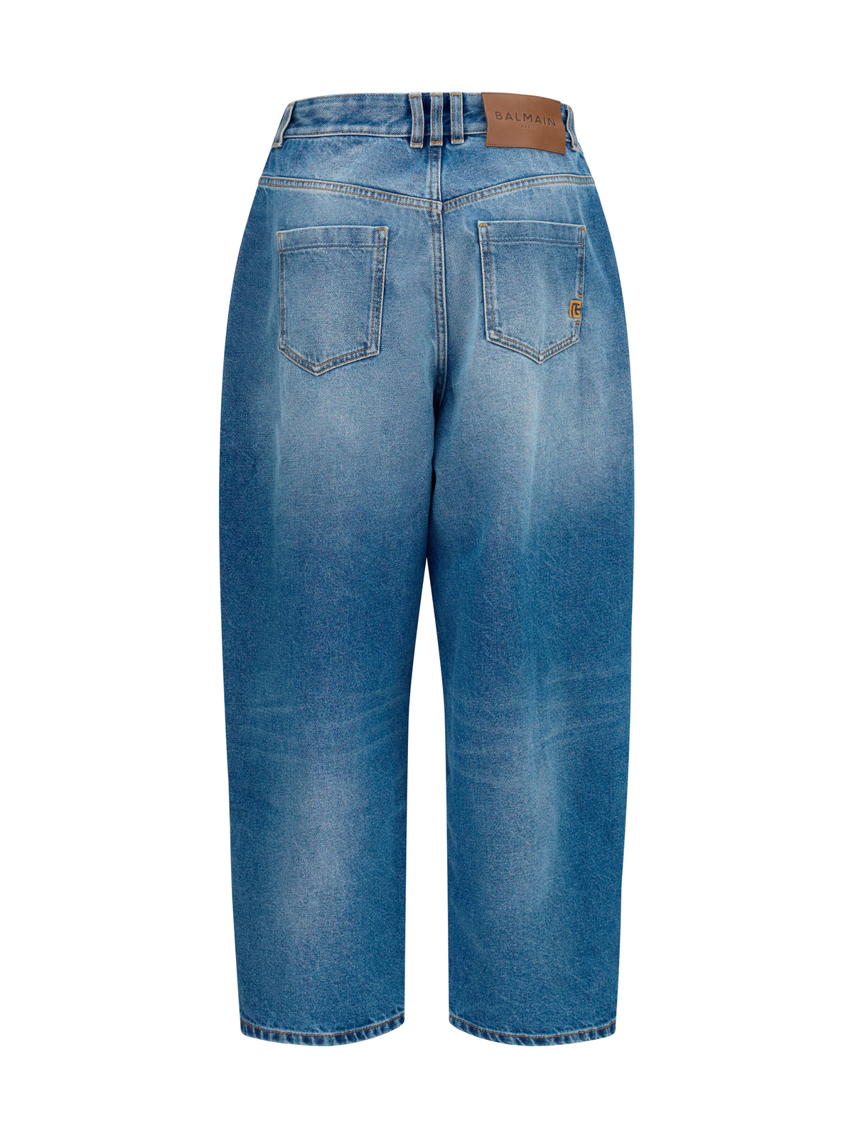 Balmain Barrel denim Jeans - Bleu Jean