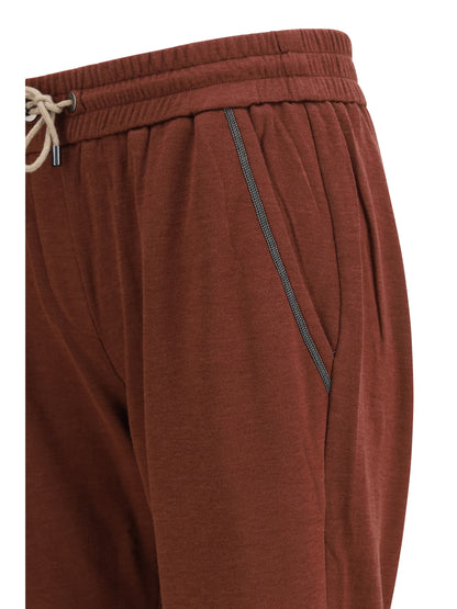 BRUNELLO CUCINELLI Pants with embellishments