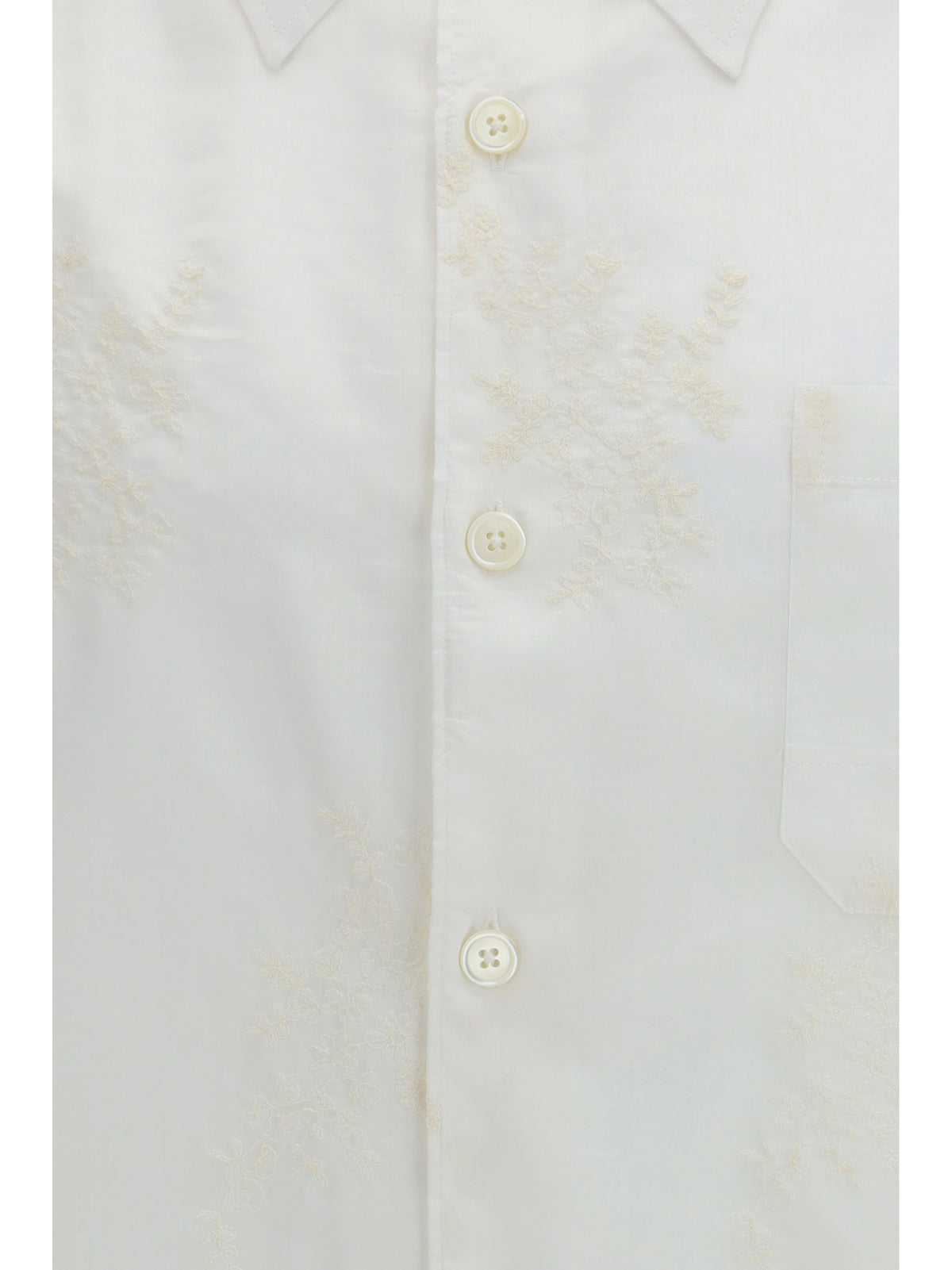 Our Legacy Vast Shirt cloud breezey cotton - Ivory Cloud