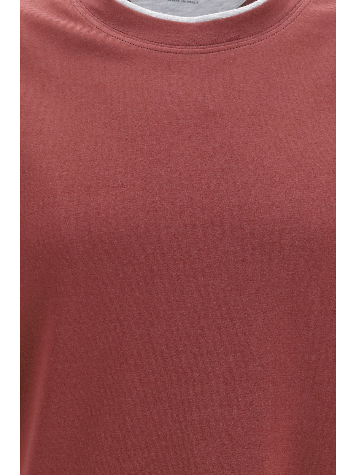 Brunello Cucinelli Cotton T-shirt - Lava