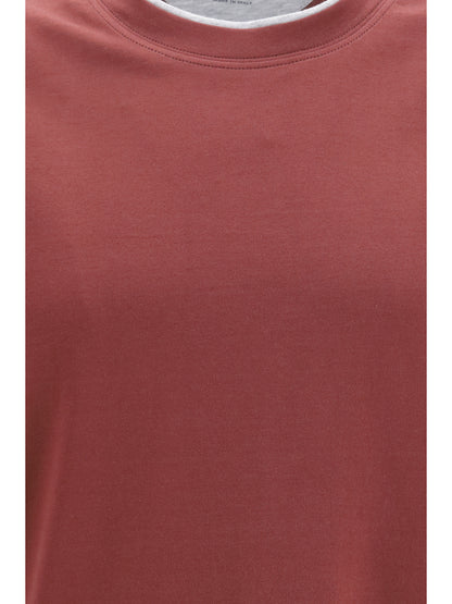 Brunello Cucinelli Cotton T-shirt - Lava