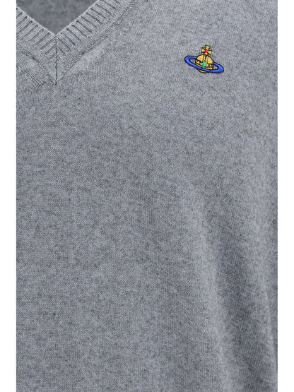 Vivienne Westwood Mark Sweater - Dark Grey Melange