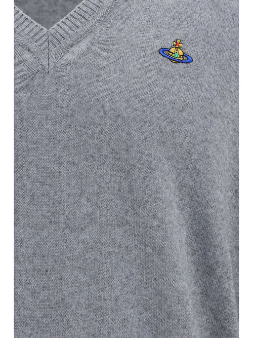 Vivienne Westwood Mark Sweater - Dark Grey Melange