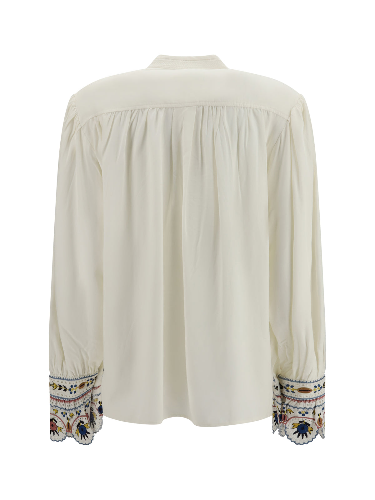 Marant Étoile Monique embroidered Top - Ecru