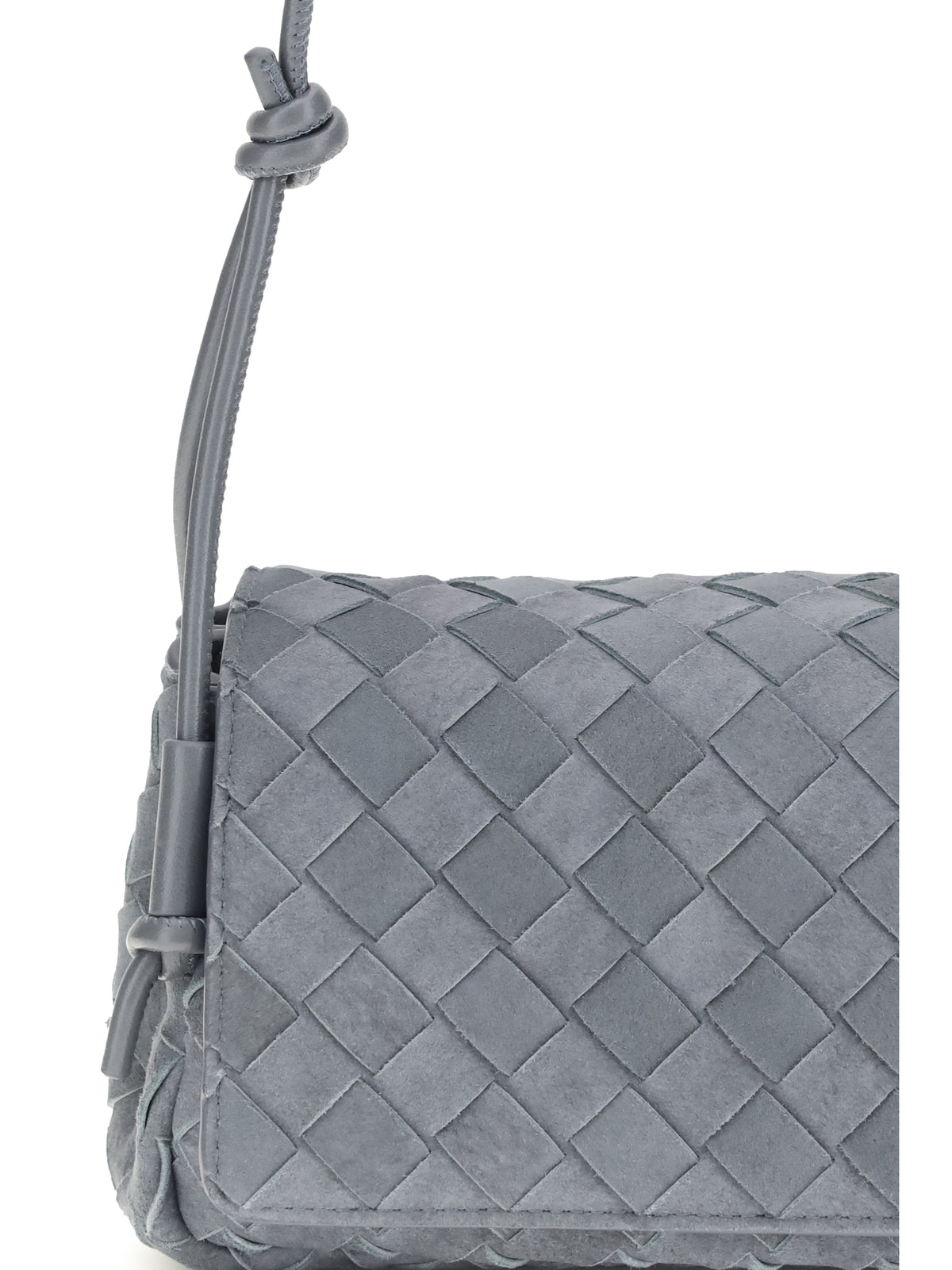Bottega Veneta Notturno Shoulder Bag - Cloudy Ind/Gra.Mix-G