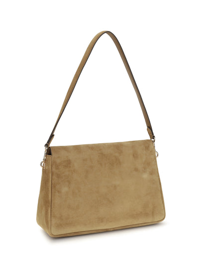 TORY BURCH Charlie suede Shoulder Bag