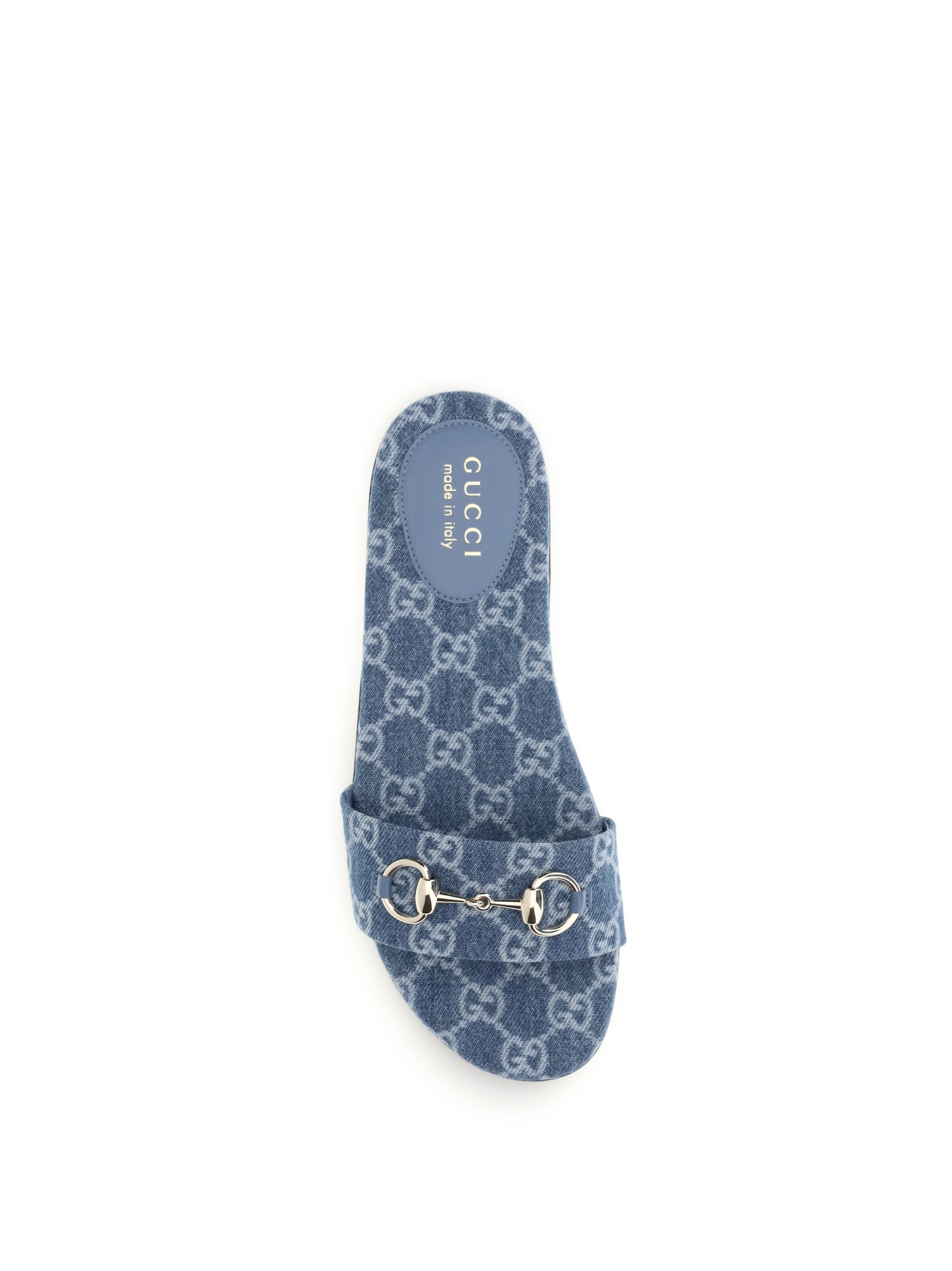 GUCCI GG denim slider Sandals
