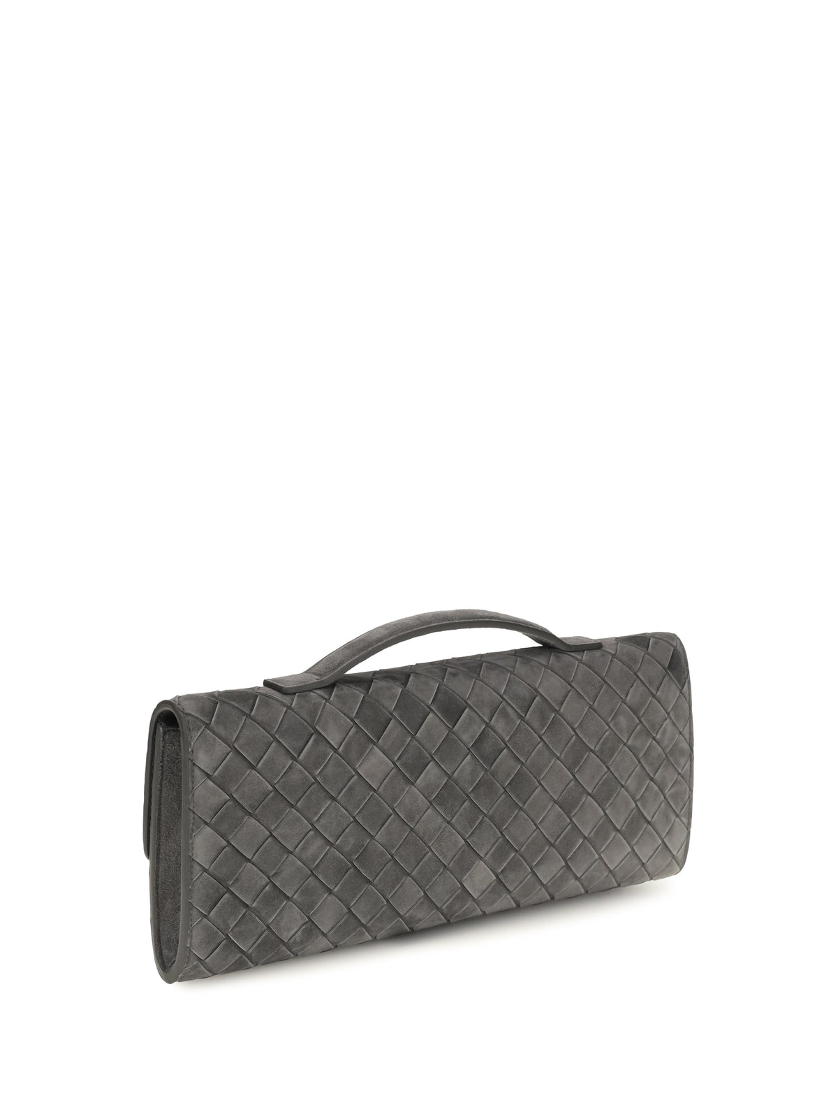 Bottega Veneta Andiamo Clutch - Obsidian Grey-Vi Si